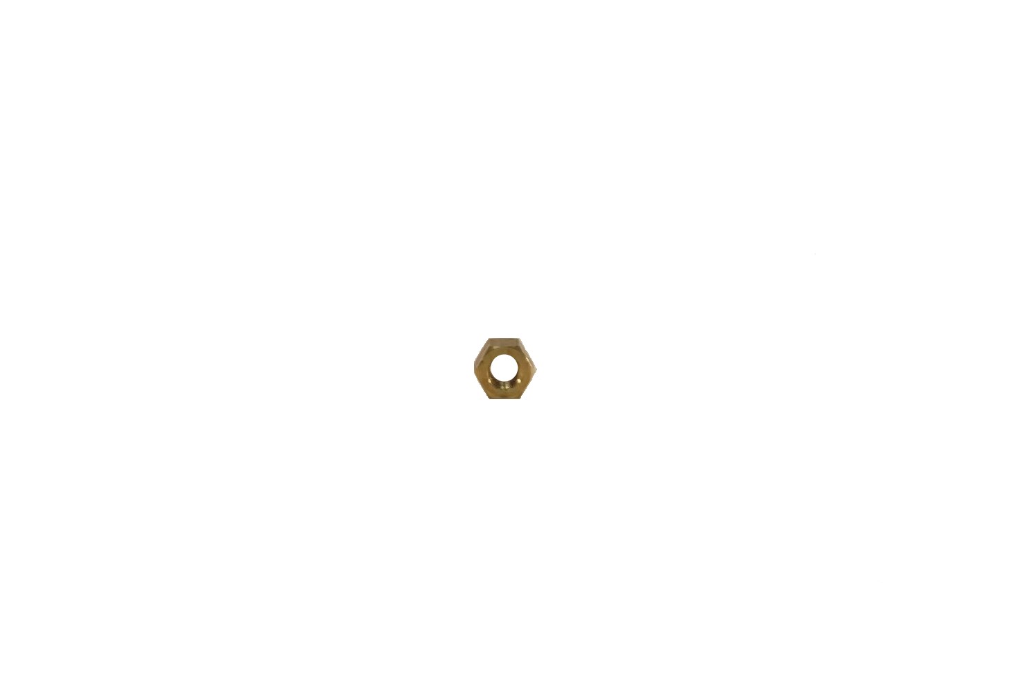 22022 Nut, 5/16"-24 Brass