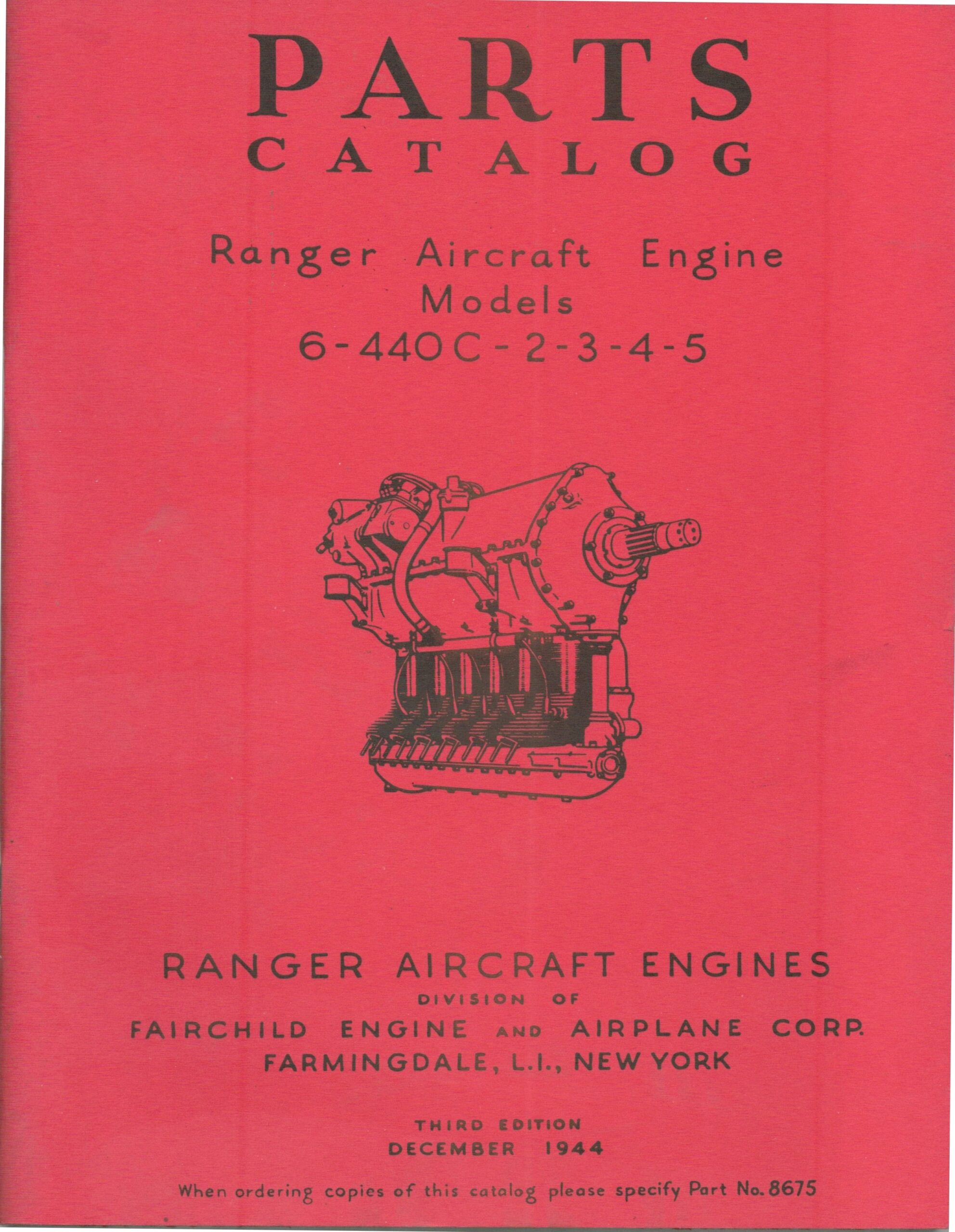 8675 Manual, Service Parts