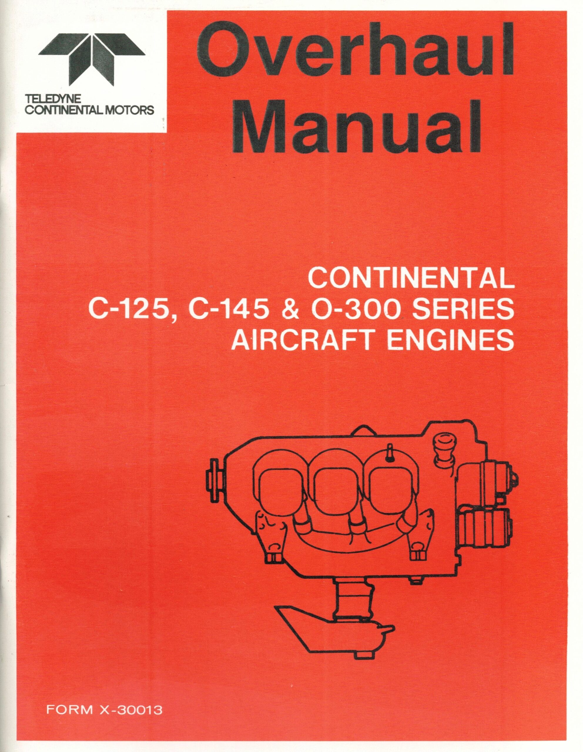 X-30013 Manual Overhaul
