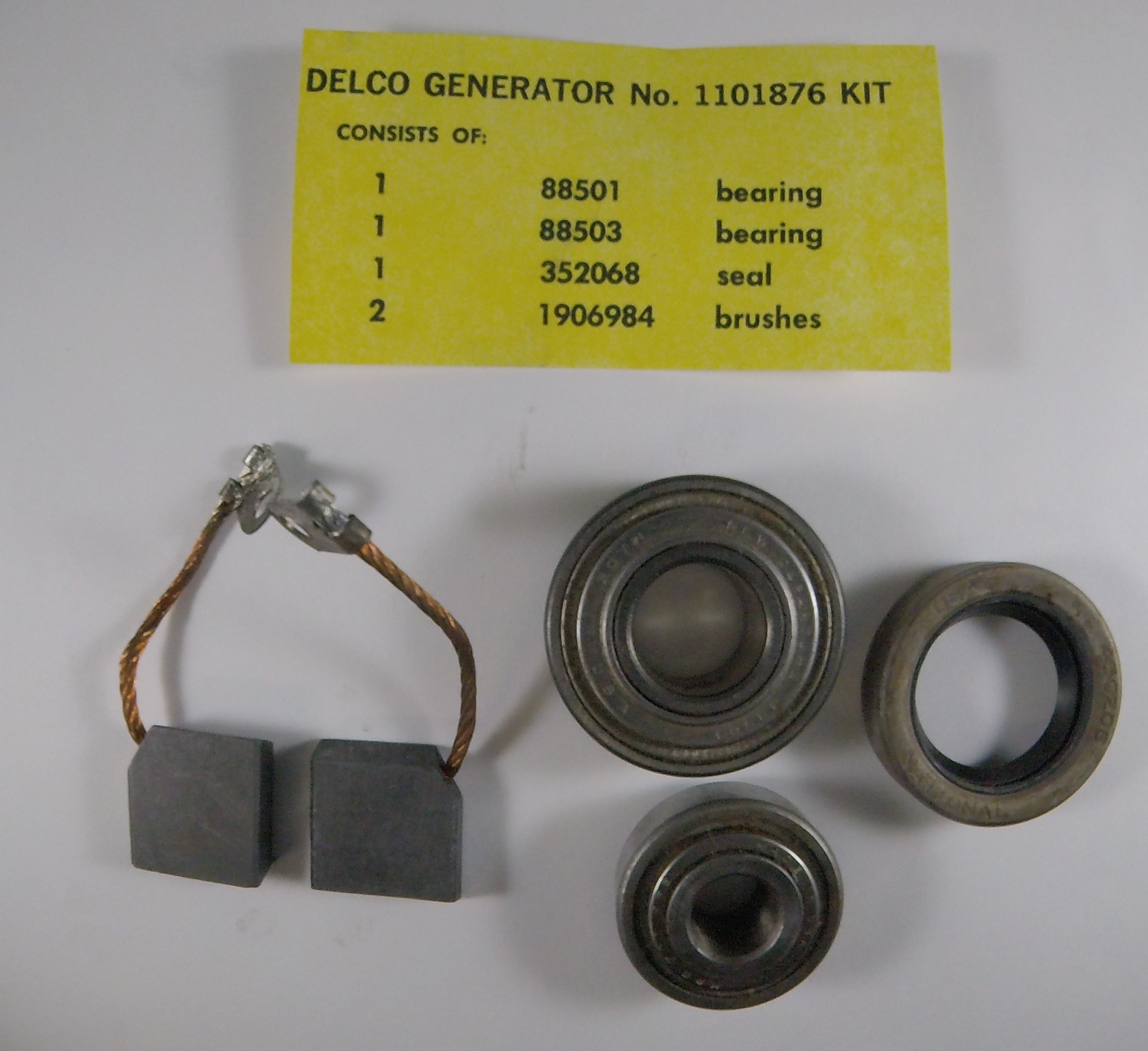 1101876 Kit, Generator Overhaul