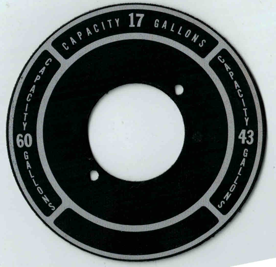 BT-13 Fuel Placard