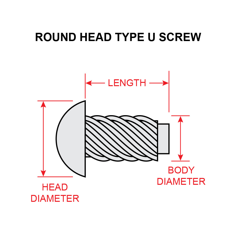 AN535-4-3 Screw, Round Head Drive - Image 2